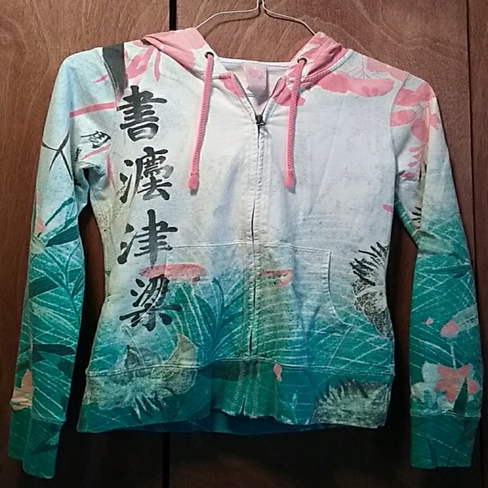 Lucky Brand zip front hoodie